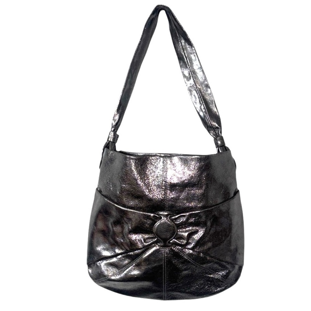 Orvieto Silver Hobo Shoulder Bag Handbag Purse Fun Quality